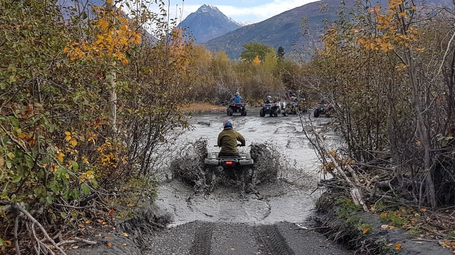 Anchorage Tour ATV Knik Glacier -things to do in achorage