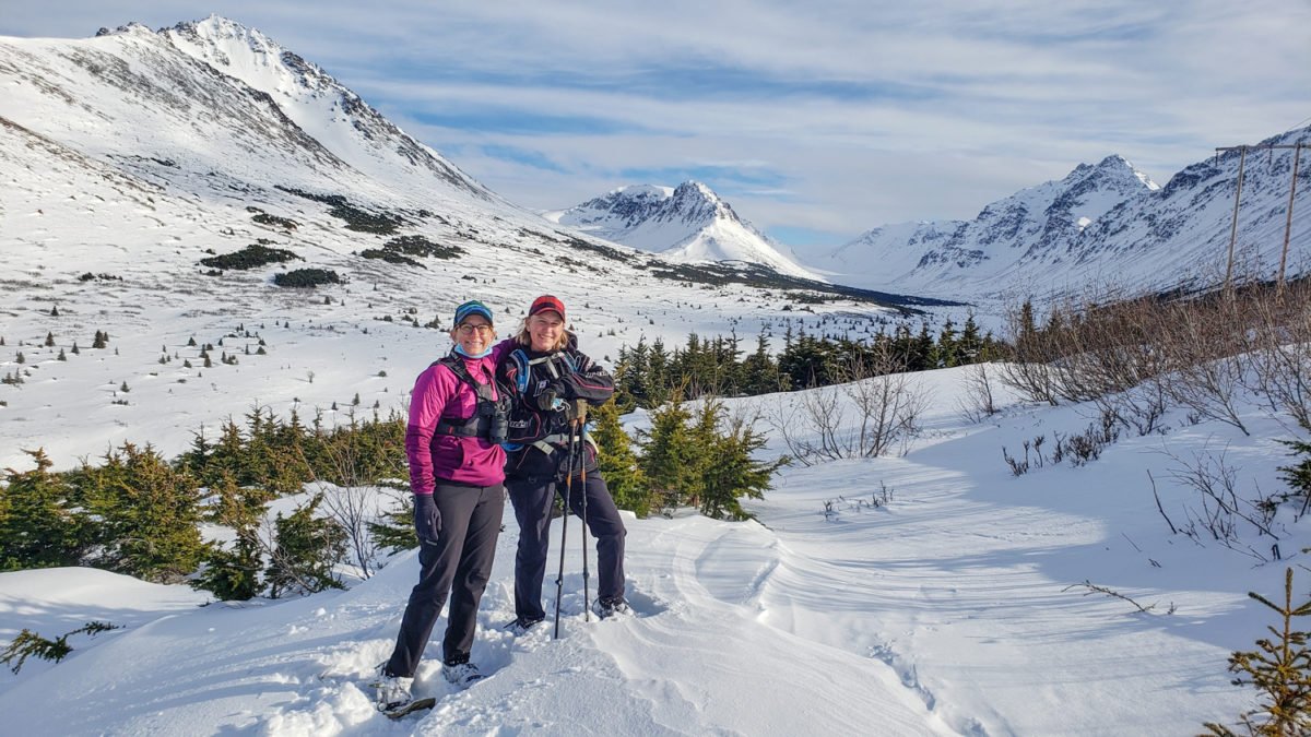 things to do in anchorage in december - snowshoeing