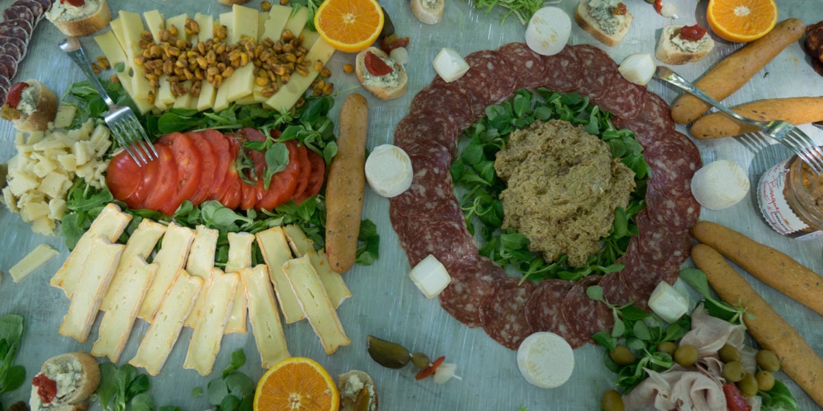 luxury bike tour food