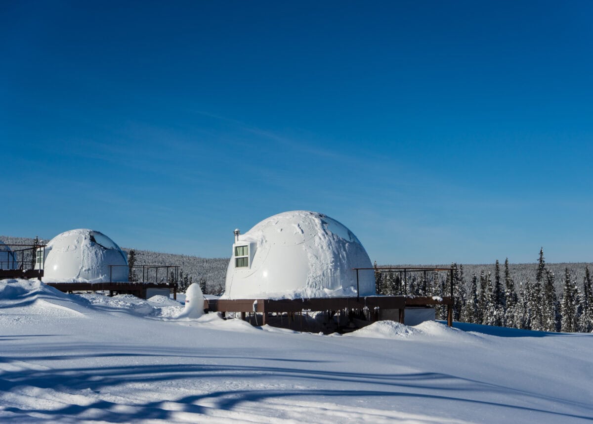 Borealis Basecamp aurora viewing fairbanks