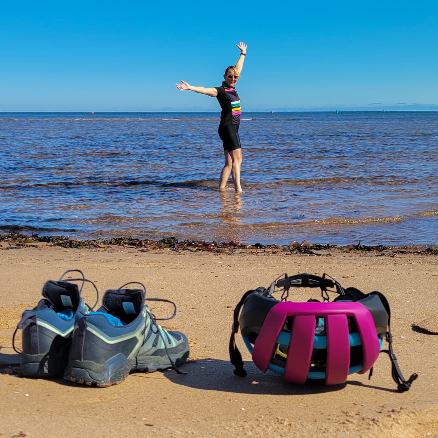 biking pei swim stop