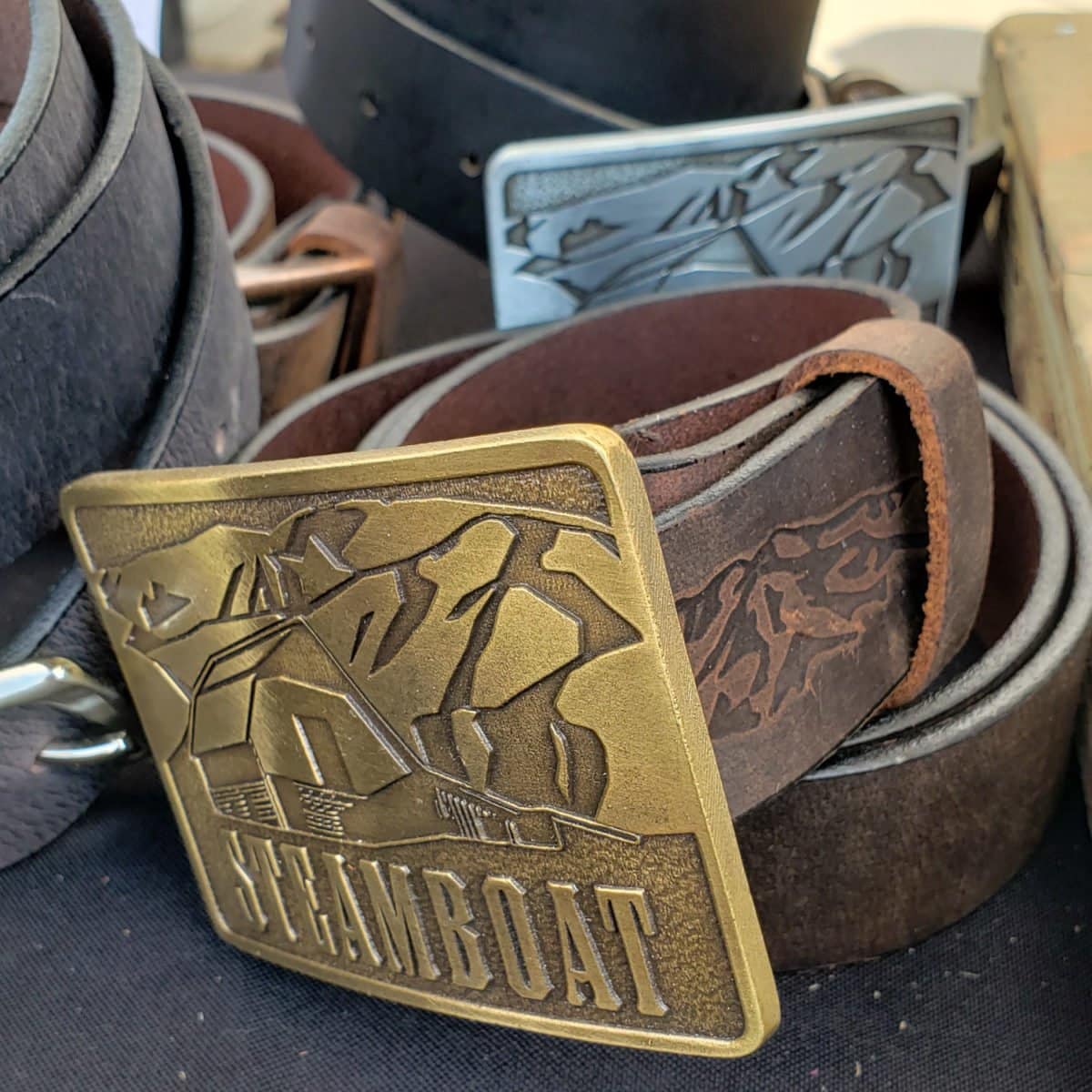 steamboat belt buckle