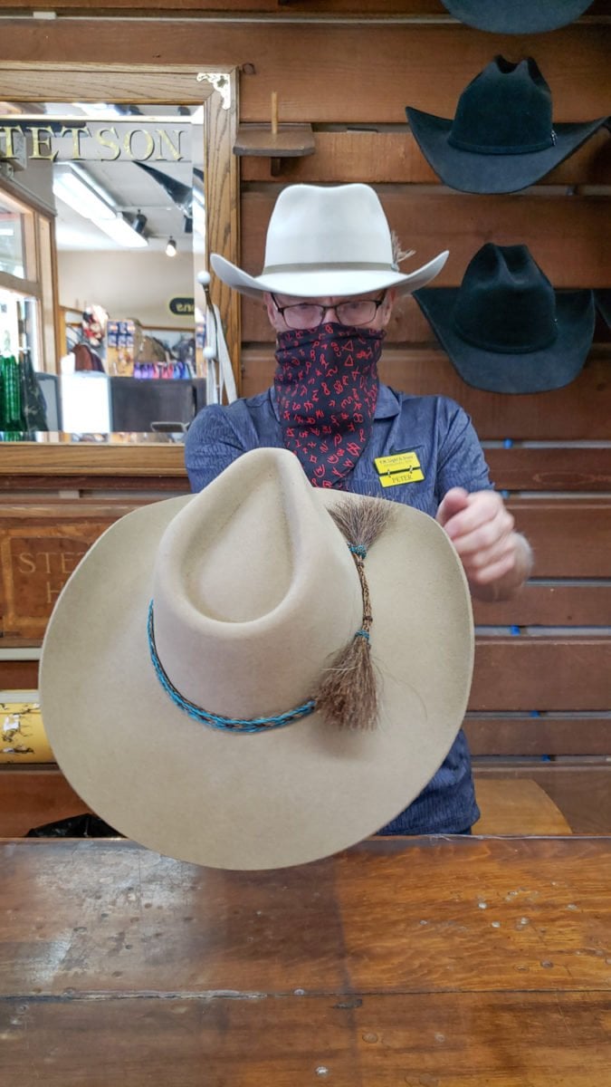 cowboy hat shaping