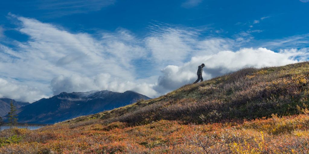 hiking in Lake Clark National Park
