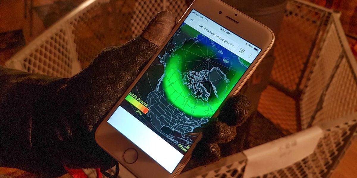 northern lights phone app