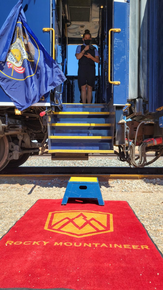 rocky mountaineer host