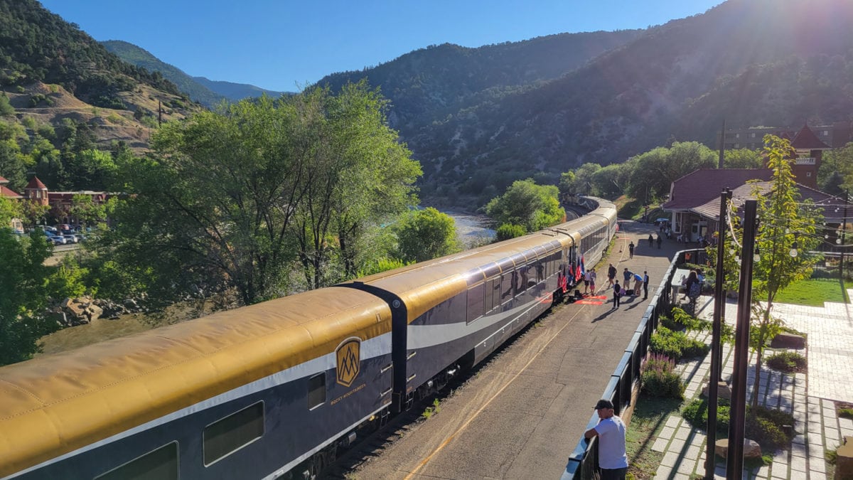 Glenwood springs rocky mountaineer