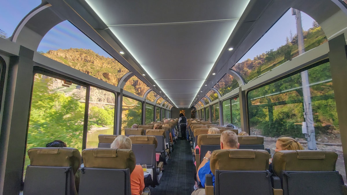 Glenwood Canyon by train