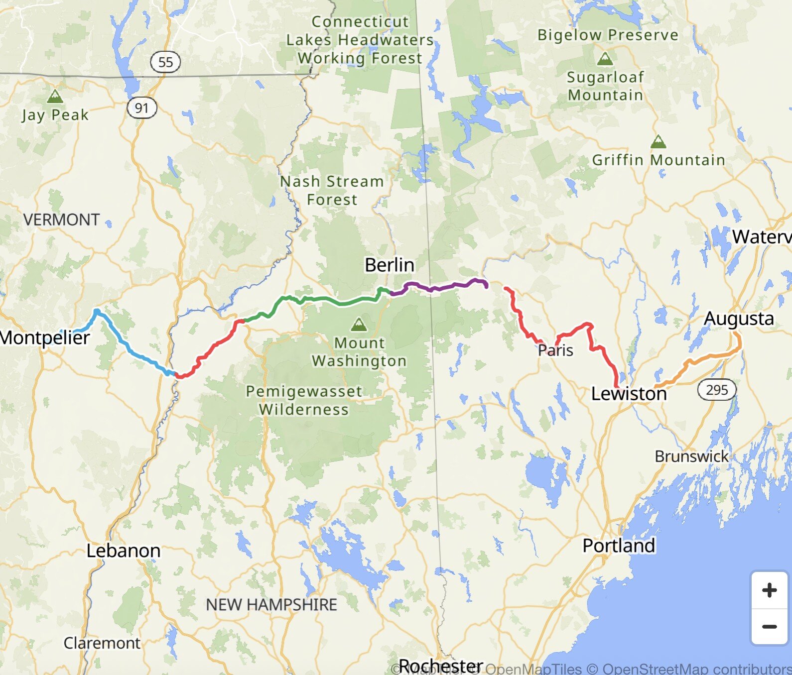 Capital to Capital Maine to Vermont