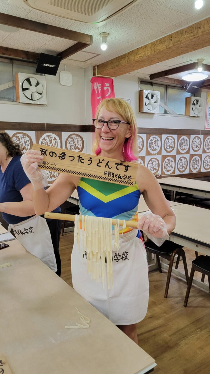 udon cooking class shikoku island
